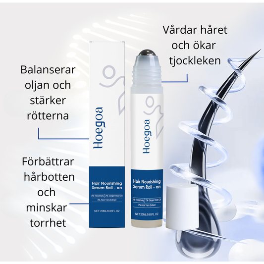 HOEGOA - Hårroller med Rosmarin & Ingefära – För naturlig hårväxt
